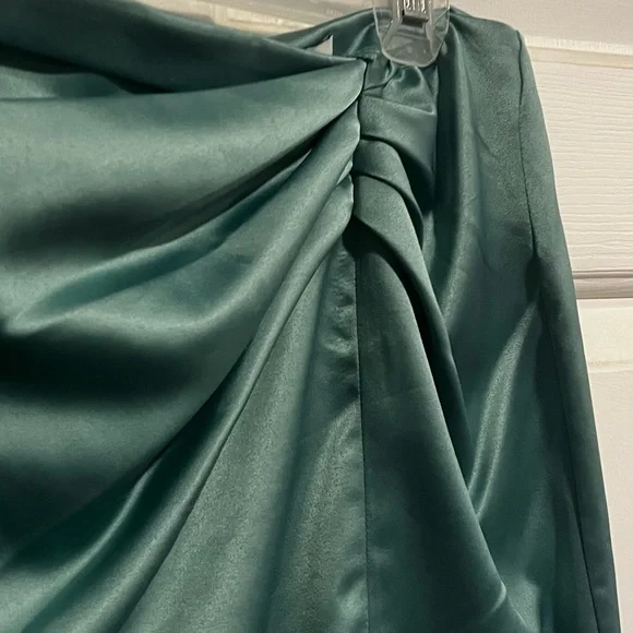 Ro&de mint satin look skirt - Picture 3 of 9